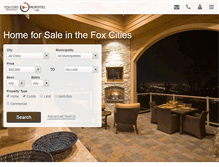 Tablet Screenshot of foxcitiesproperties.com